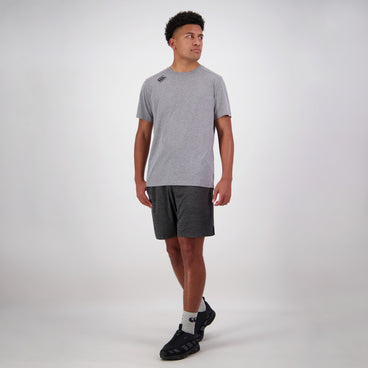 Mens Vapodri Tempo Teeâ  Grey Marl