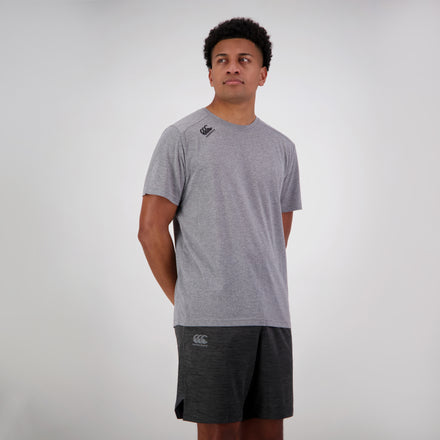 Mens Vapodri Tempo Teeâ  Grey Marl
