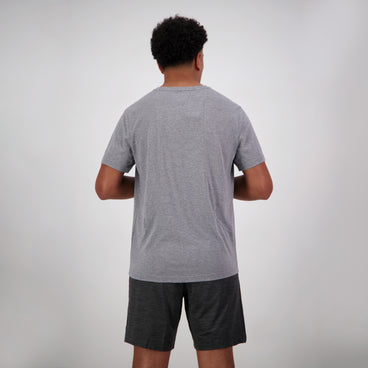 Mens Vapodri Tempo Teeâ  Grey Marl