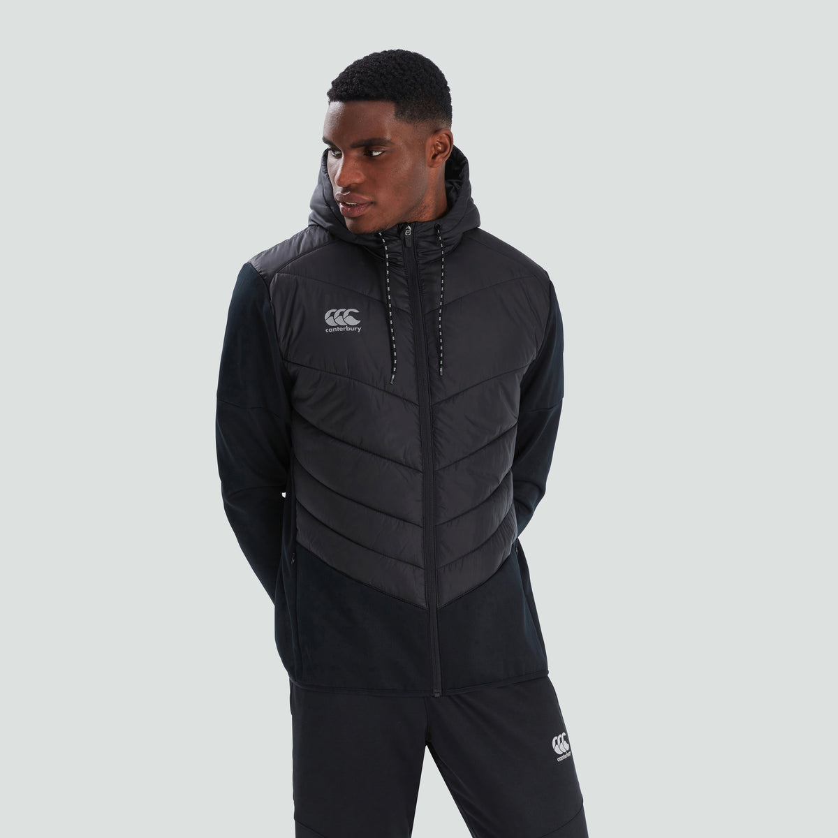 Hybrid Jacket Black Grey