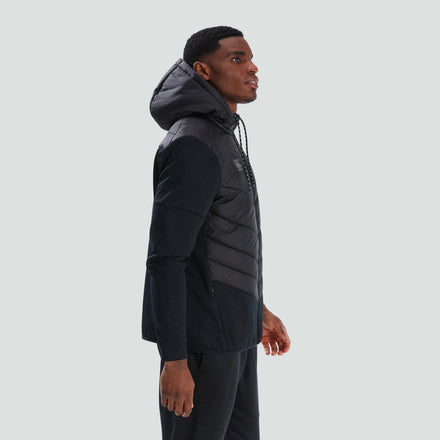 Mens Hybrid Jacket Black/Grey