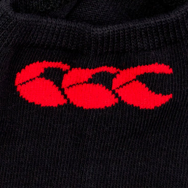 Adult Unisex Trainer Liners 3 Pack Black/Red
