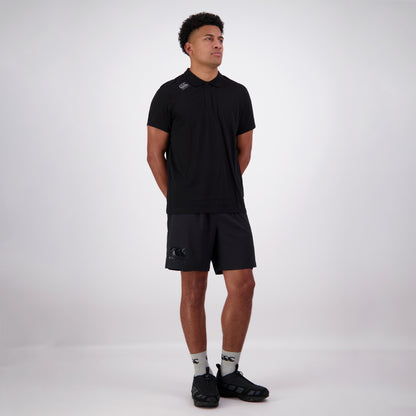 Mens Vapodri Tempo Polo Black