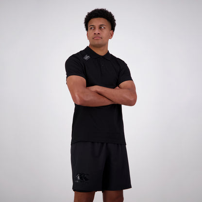 Mens Vapodri Tempo Polo Black