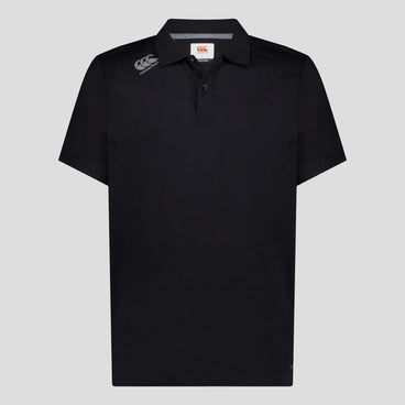 Mens Vapodri Tempo Polo Black