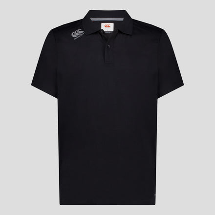 Mens Vapodri Tempo Polo Black