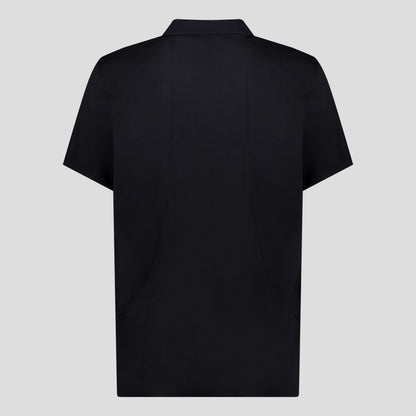 Mens Vapodri Tempo Polo Black