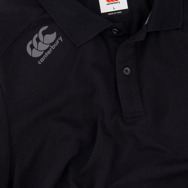 Mens Vapodri Tempo Polo Black