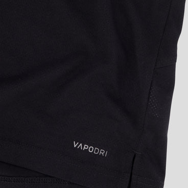 Mens Vapodri Tempo Polo Black