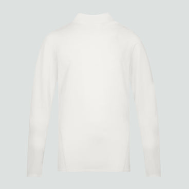 Mens Cricket Long Sleeved Polo Shirt Cream