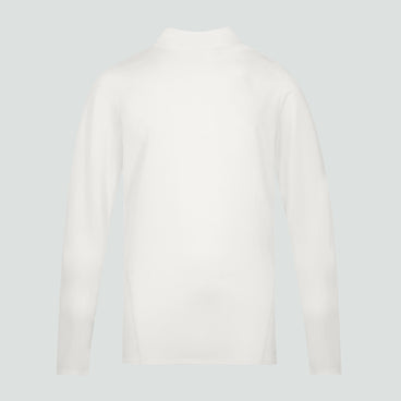 Junior Unisex Cricket Long Sleeved Polo Shirt Cream