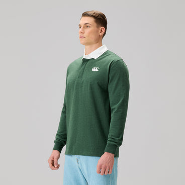 Mens Fundamentals Rugby Jersey Green
