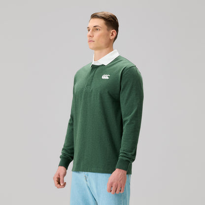 Mens Fundamentals Rugby Jersey Green