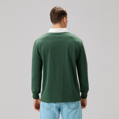 Mens Fundamentals Rugby Jersey Green
