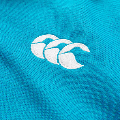 Mens Solid Dye Rugby Jersey Turquoise