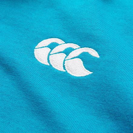 Mens Solid Dye Rugby Jersey Turquoise