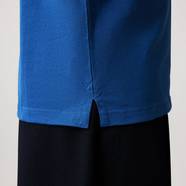 Mens Solid Dye Rugby Jersey Blue