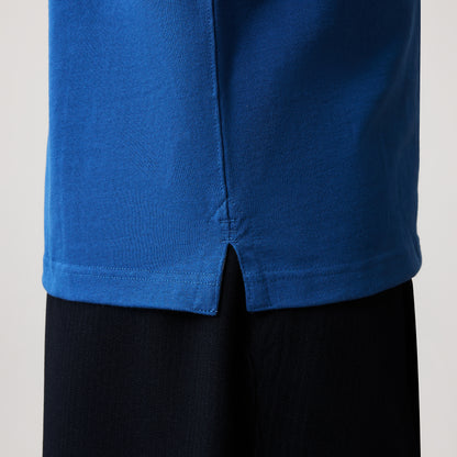 Mens Solid Dye Rugby Jersey Blue