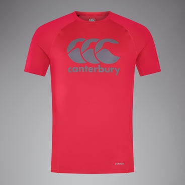 Mens Large Logo Superlight Tee Red