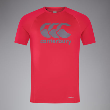 Mens Large Logo Superlight Tee Red