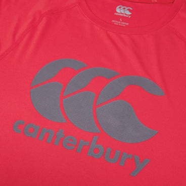 Mens Large Logo Superlight Tee Red