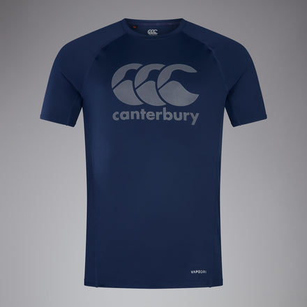 Mens Large Logo Superlight Tee Navy