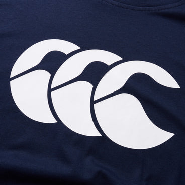 Mens CCC Cotton Logo Tee Navy