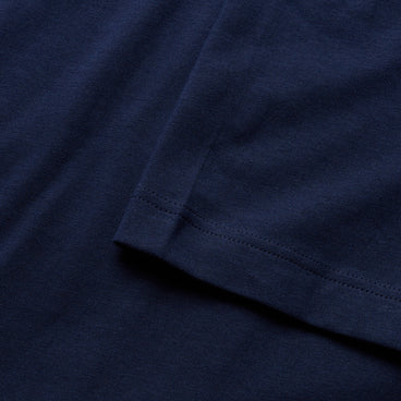 Mens CCC Cotton Logo Tee Navy