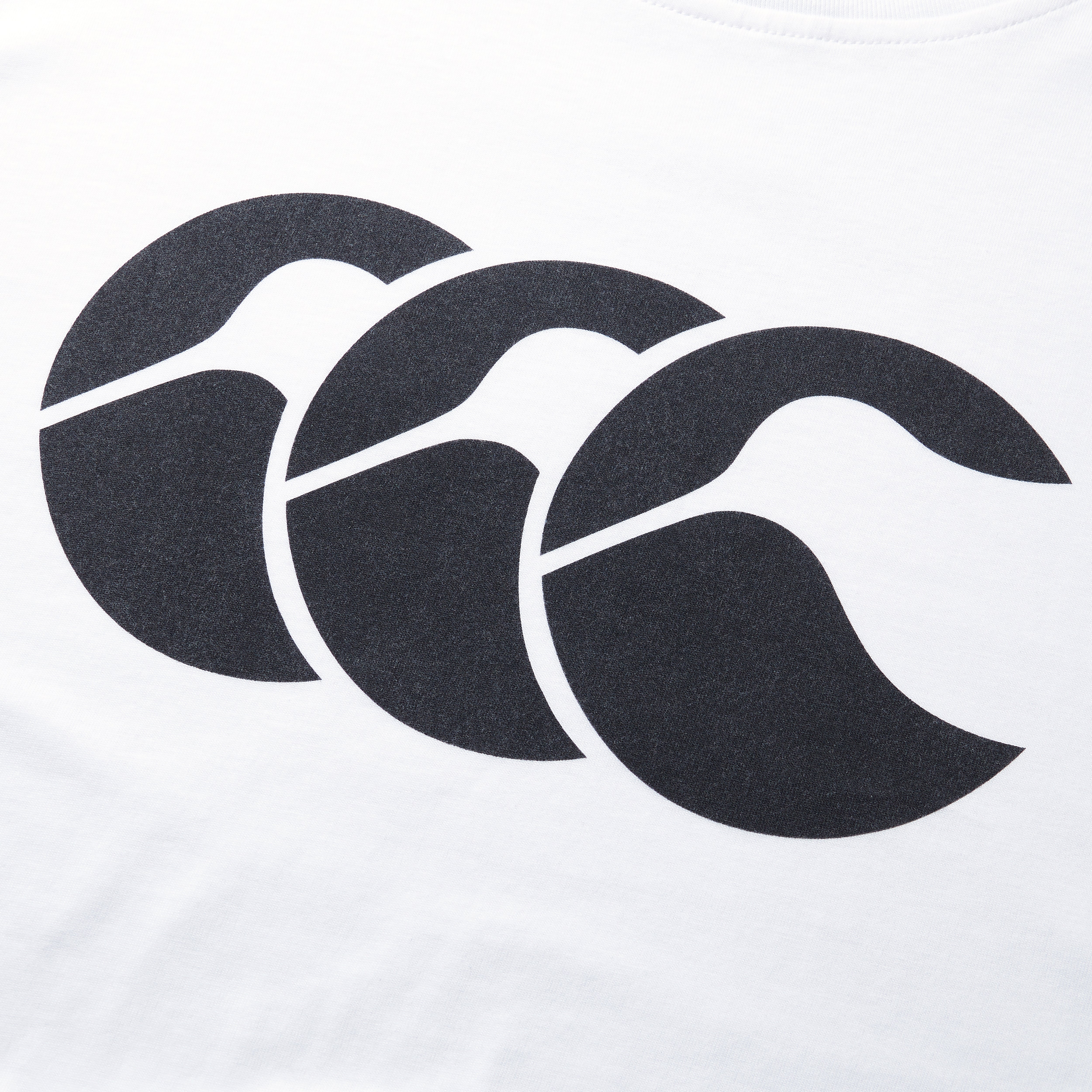 Mens CCC Cotton Logo Tee White | White | Canterbury
