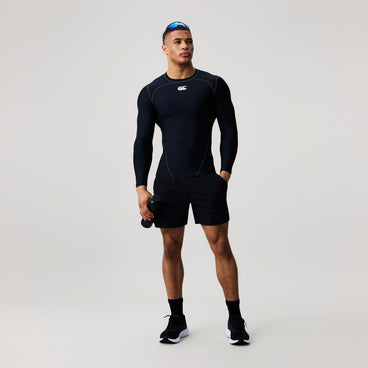 Mens Baselayer Long Sleeve Top Black