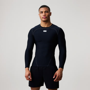 Mens Baselayer Long Sleeve Top Black
