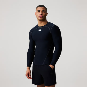 Mens Baselayer Long Sleeve Top Black