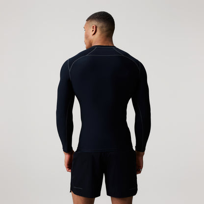 Mens Baselayer Long Sleeve Top Black