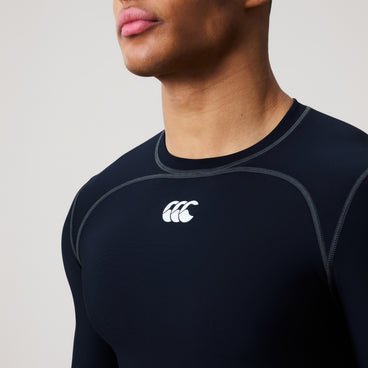 Mens Baselayer Long Sleeve Top Black