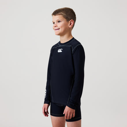 Junior Baselayer Long Sleeve Top Black