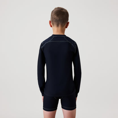 Junior Baselayer Long Sleeve Top Black