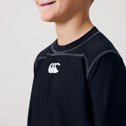 Junior Baselayer Long Sleeve Top Black