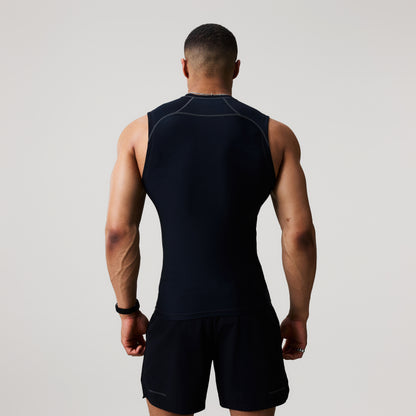 Mens Baselayer Sleeveless Top Black