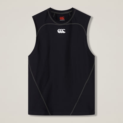 Mens Baselayer Sleeveless Top Black