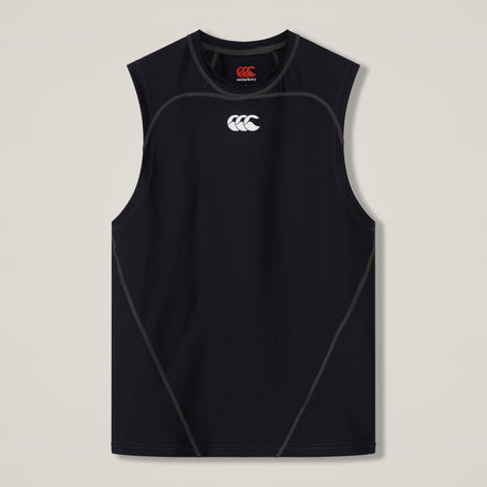 Mens Baselayer Sleeveless Top Black
