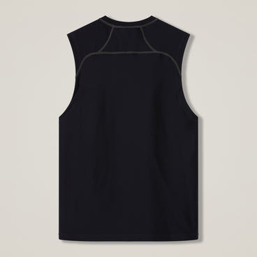 Mens Baselayer Sleeveless Top Black