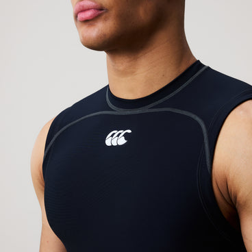 Mens Baselayer Sleeveless Top Black