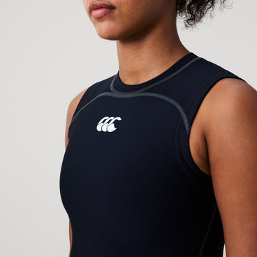 Womens Baselayer Sleeveless Top Black