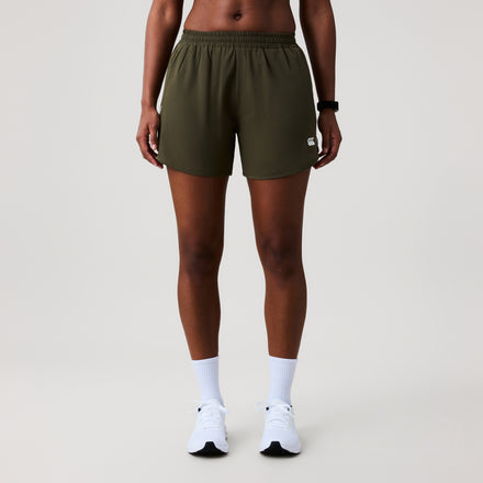 Womens Tempo+ Training Shorts Green