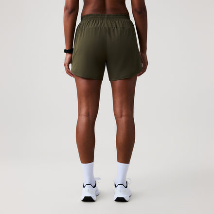Womens Tempo+ Training Shorts Green