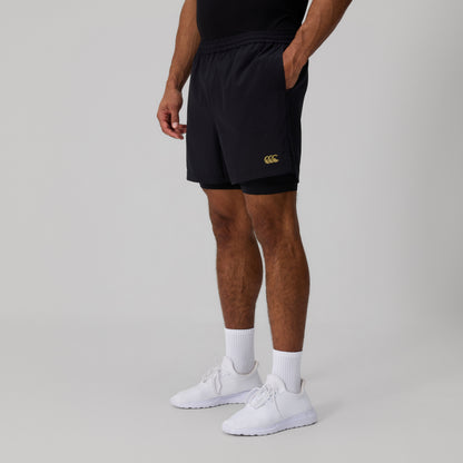 Mens Tempo 2-In-1 Short Black