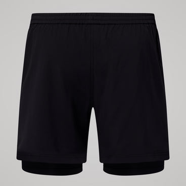 Mens Tempo 2-In-1 Short Black