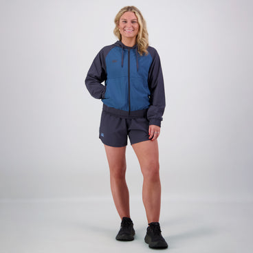 Womens Tempo+ Hooded Jacket India Ink
