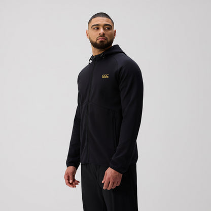 Mens Tempo+ Full-Zip Hoodie Black