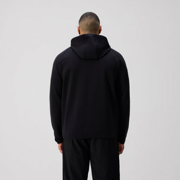 Mens Tempo+ Full-Zip Hoodie Black